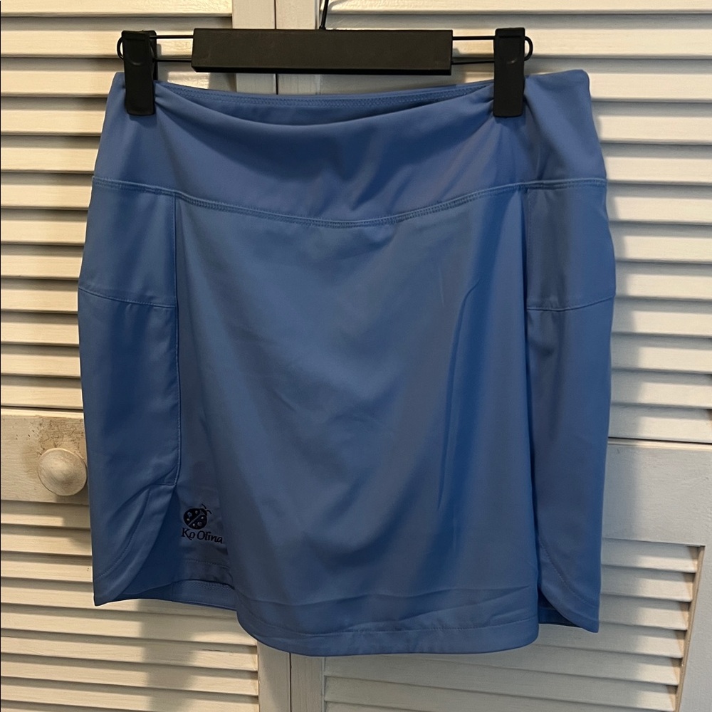 #1149+ Ko Olina Light Blue Athletic Skirt - Picture 1 of 7
